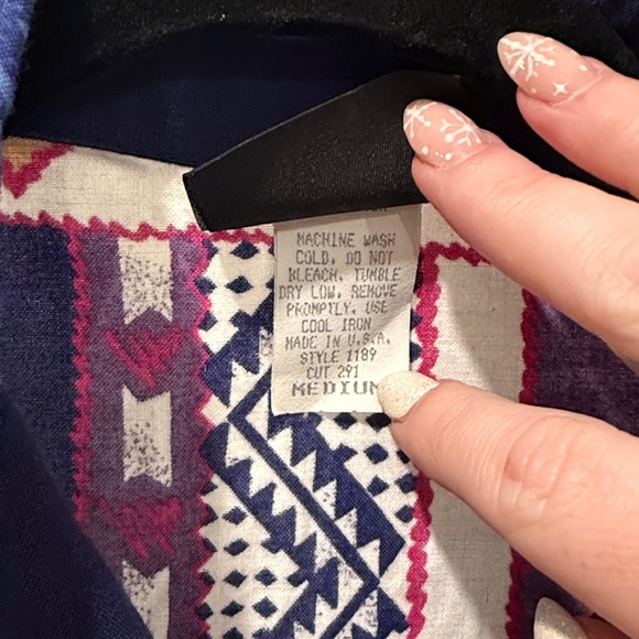 Vintage Roughrider by Circle T Western Button Down Top - Picture 4 of 6